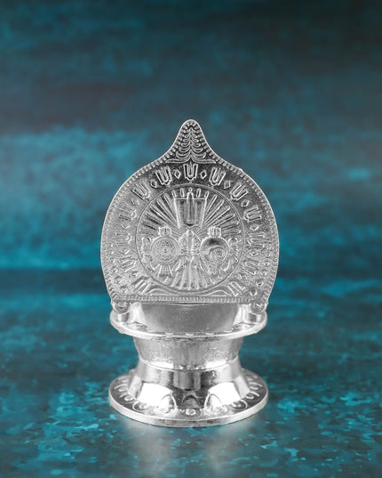 Zinc Alloy Tirupathi Balji with Gajalakshmi Vilakku - 4 inch - WBG2122