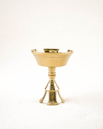 Brass Diya with Stand - 3 inch - WBG2124