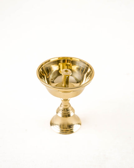 Brass Diya with Stand - 3 inch - WBG2124