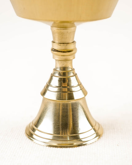 Brass Diya with Stand - 3 inch - WBG2124