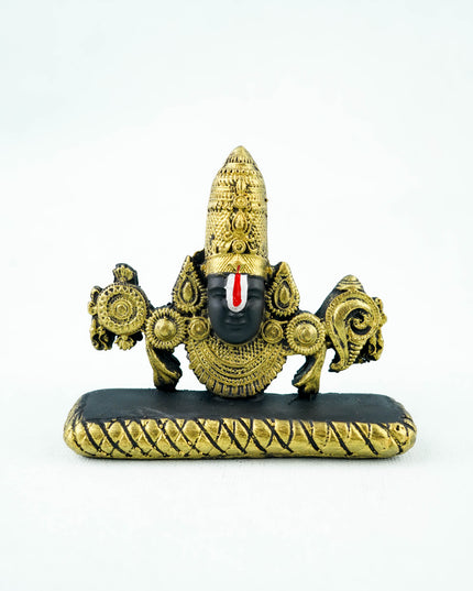 Polyresin Tirupathi Balaji Idol - 3 inch - WBG2128