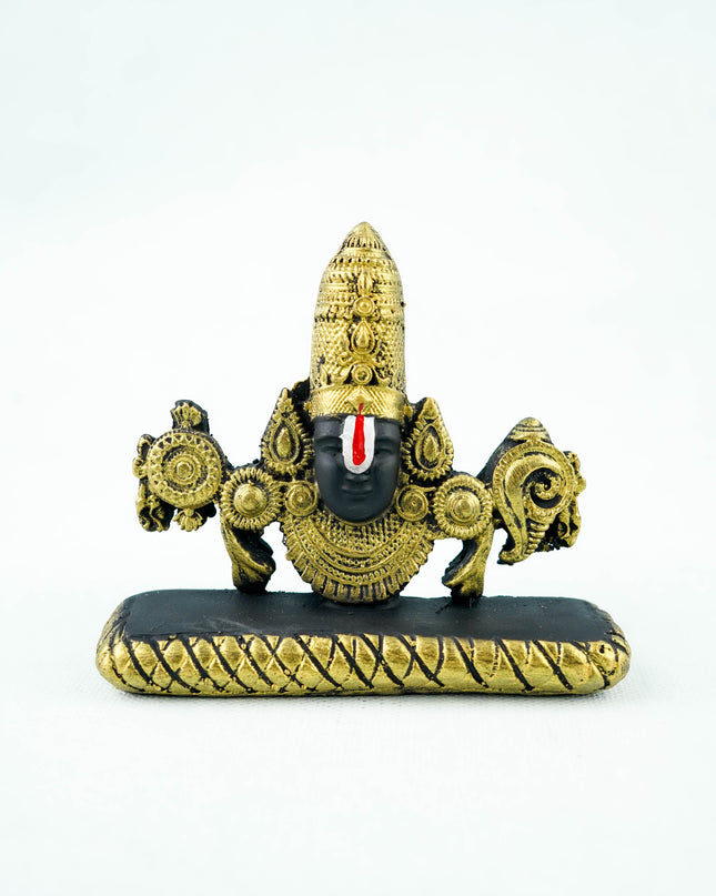 Polyresin Tirupathi Balaji Idol - 3 inch - WBG2128