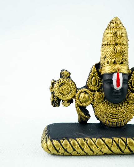 Polyresin Tirupathi Balaji Idol - 3 inch - WBG2128