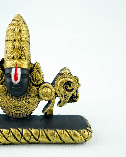 Polyresin Tirupathi Balaji Idol - 3 inch - WBG2128