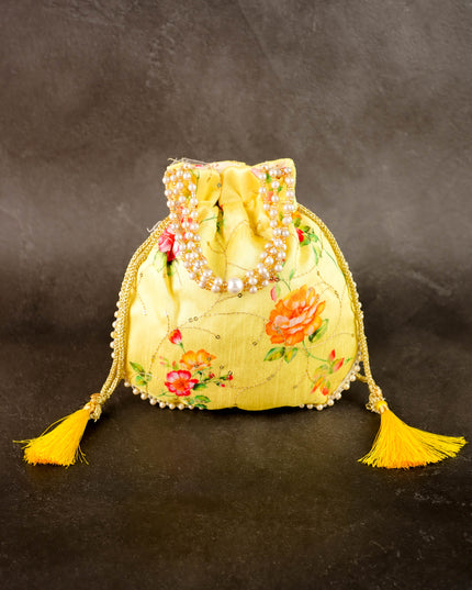 Embroidery Design Potli Bag - 8 inch - WBG2130