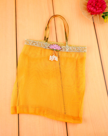 Tissue Bag with Lotus - 10 inch - WBG2131