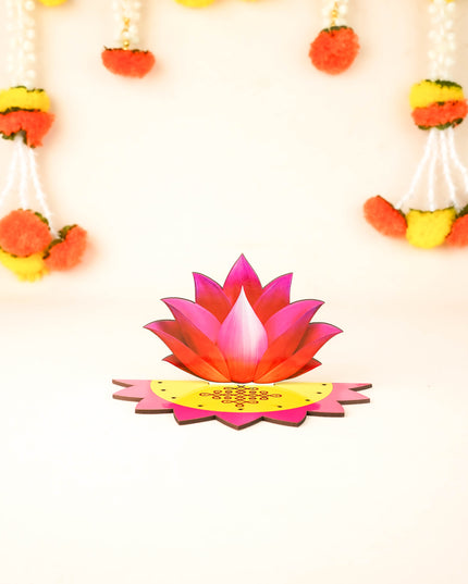 Lotus Pooja Stand - 4 inch - WBG2132