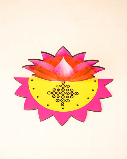Lotus Pooja Stand - 4 inch - WBG2132