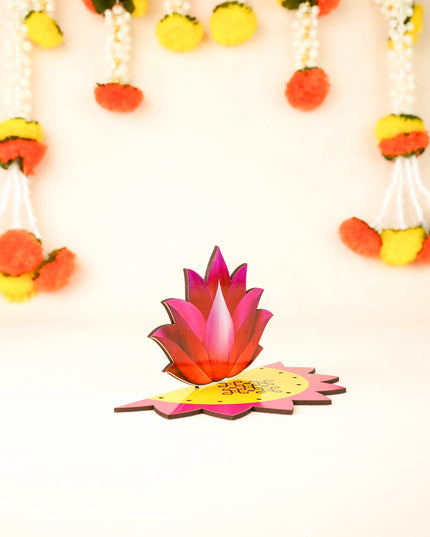 Lotus Pooja Stand - 4 inch - WBG2132