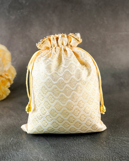 Brocade String Bag - 9x7 inch - WBG2136