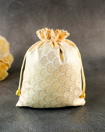Brocade String Bag - 9x7 inch - WBG2136