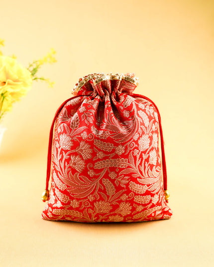 Brocade String Bag - 9x7 inch - WBG2137