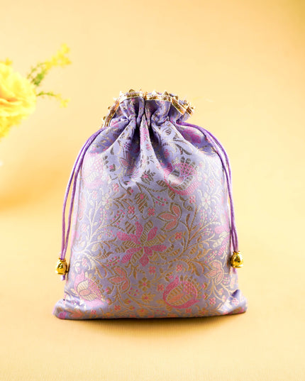 Brocade String Bag - 9x7 inch - WBG2137