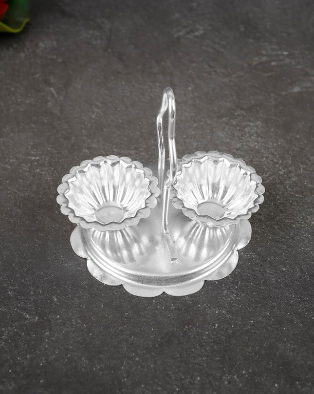 Kumkum Holder - 2 Cup - 3 inch - WBG2140