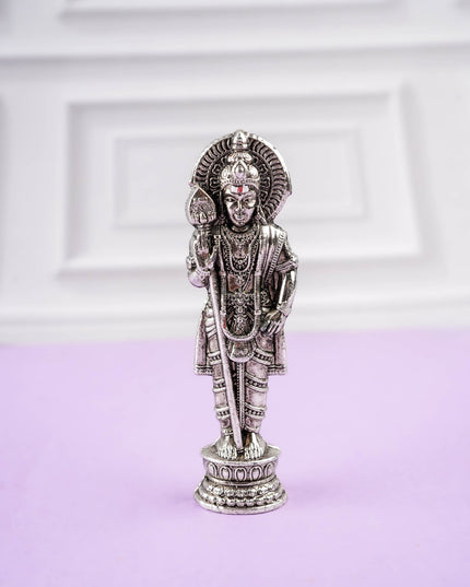 Murthi - Murugan with Vel - Silver Antique - WBG2142-1