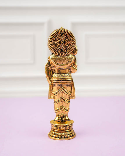Murthi - Murugan with Vel - Gold Antique - WBG2142-4