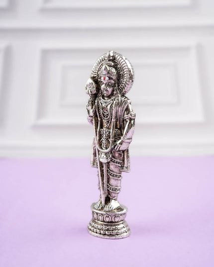 Murthi - Murugan with Vel - Silver Antique - WBG2142-1
