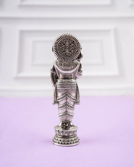 Murthi - Murugan with Vel - Silver Antique - WBG2142-1