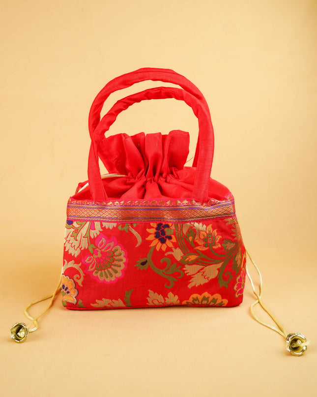 Brocade Potli Bag with Handle - WBG2146