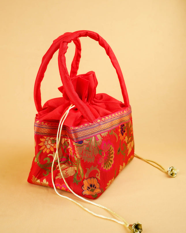 Brocade Potli Bag with Handle - WBG2146