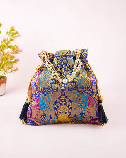 Designer Potli Bag - 10x9 inch - WBG2155