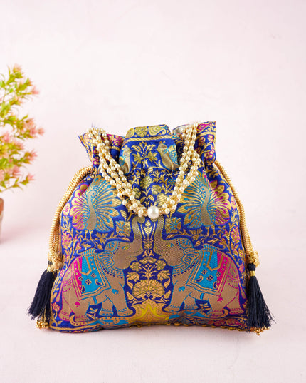 Designer Potli Bag - 10x9 inch - WBG2155