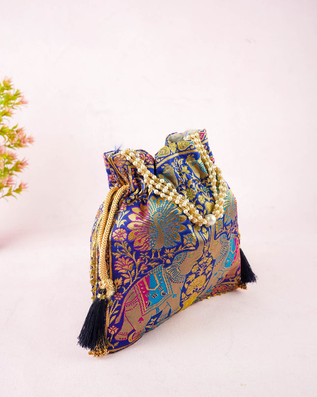 Designer Potli Bag - 10x9 inch - WBG2155