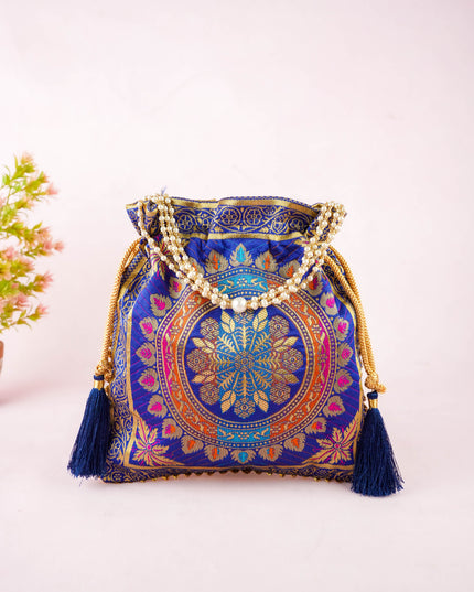 Designer Potli Bag - 10x9 inch - WBG2155