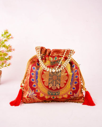 Designer Potli Bag - 10x9 inch - WBG2155