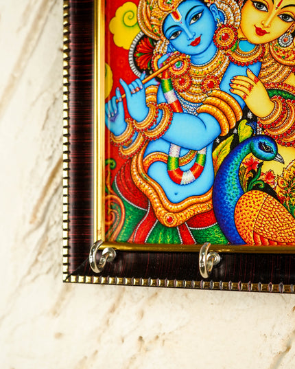 Radhakrishna Printed Key Hanger - WBG2158