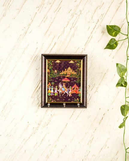 Dholi Printed Key Hanger - WBG2159