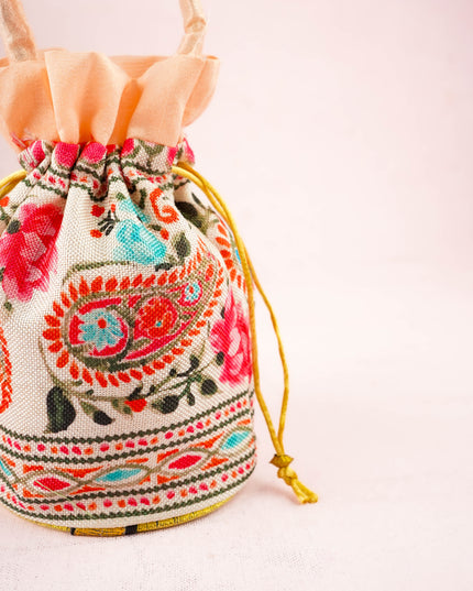 Designer Potli Bag - 8x6 inch - WBG2160