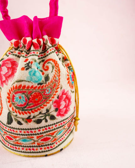 Designer Potli Bag - 8x6 inch - WBG2160