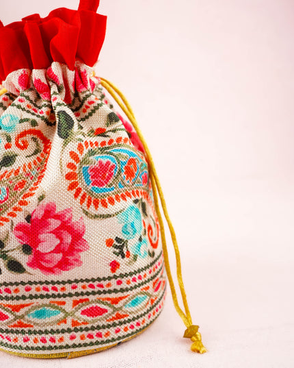 Designer Potli Bag - 8x6 inch - WBG2160
