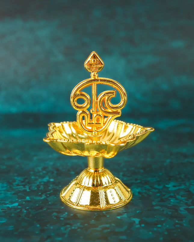 OM Diya - 3 inch - Gold - WBG2161