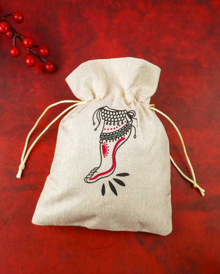 Classical Dance Art Printed String Bag - WBG2164