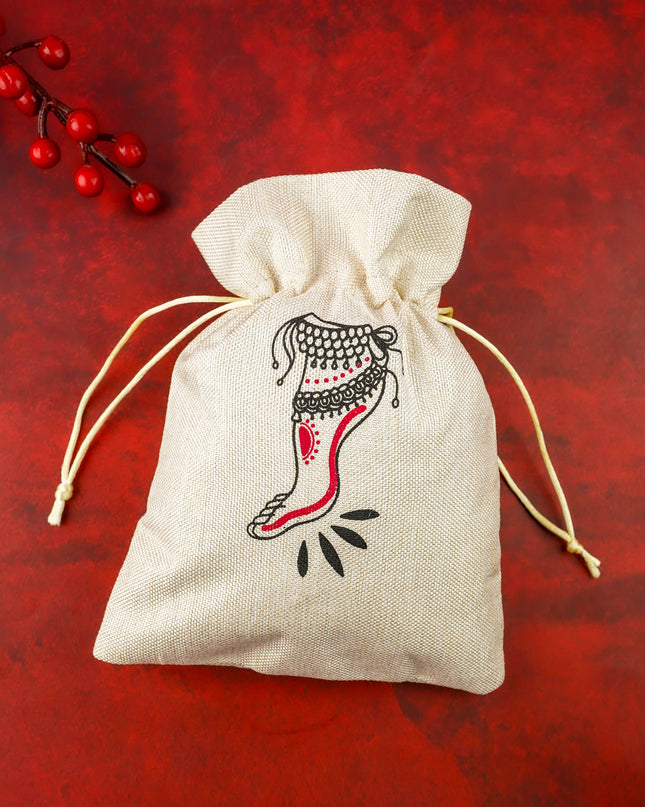 Classical Dance Art Printed String Bag - WBG2164