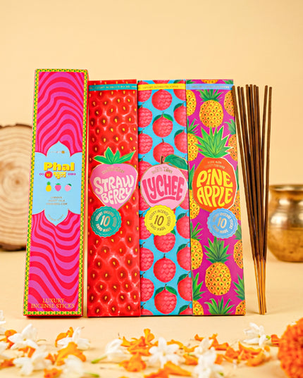 Incense Sticks - Strawberry - Pineapple - Lychee - WBG2168