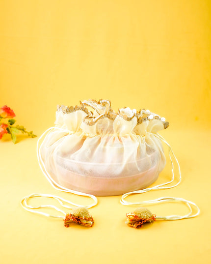 Tissue Potli Bag - Round - WBG2171