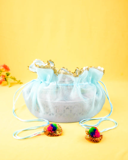Tissue Potli Bag - Round - WBG2171