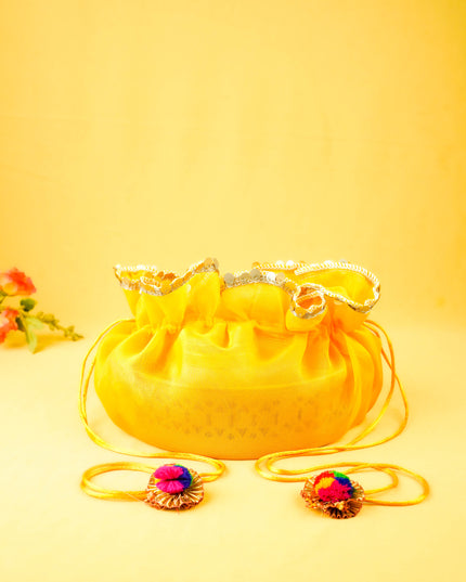 Tissue Potli Bag - Round - WBG2171