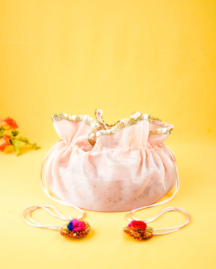 Tissue Potli Bag - Round - WBG2171