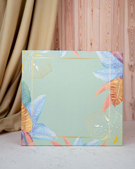 Deepavali: Gift Box with Brass Coffee Dabara Set and Kerala Diya - WDC0014