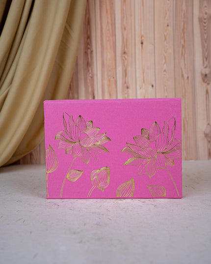 Deepavali: Box with Elephant Design Photo Frame with Coaster & Mug Lid - WDC0016