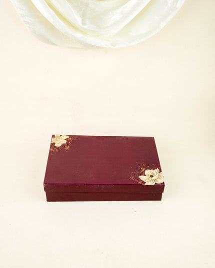 Deepavali: Box with Swastik Diya, Twister Diya & Dry Fruits - WDC0025