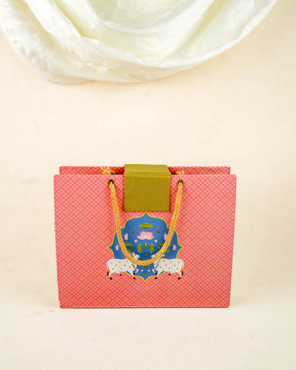 Deepavali: Box with Elephant Idols with Dry Fruits - WDC0027