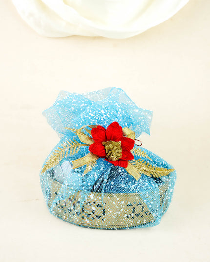 Deepavali: Trousseau Packing Mugal Theme Dry Fruit Jar with Diya & Dry Fruit - WDC0030
