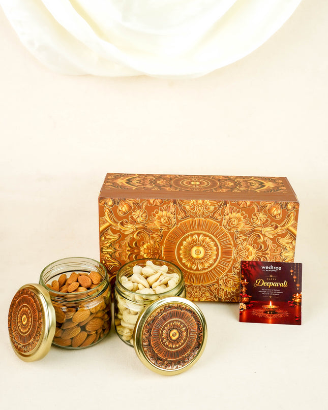 Deepavali: Dry Fruit Box with Dry Fruits - WDC0039