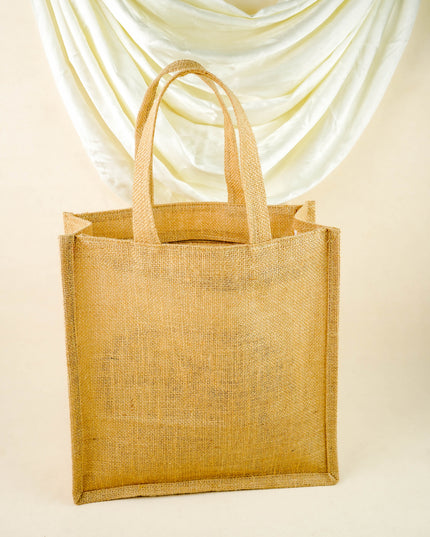 Deepavali: Jute Bag with Meenakari Plate & Set of 2 Glass - WDC0044