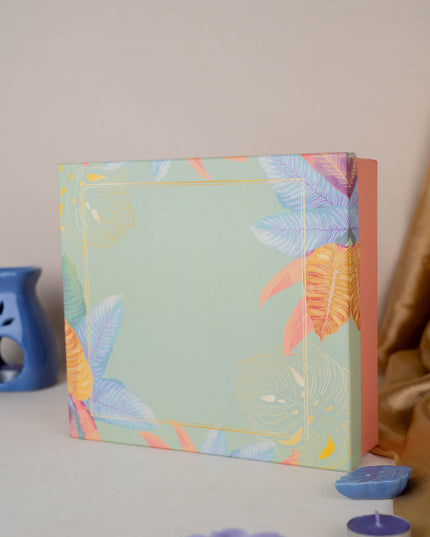 Deepavali: Mudivili Box with Flask & Diary with Pen Set & Tea Coaster - WDC0008